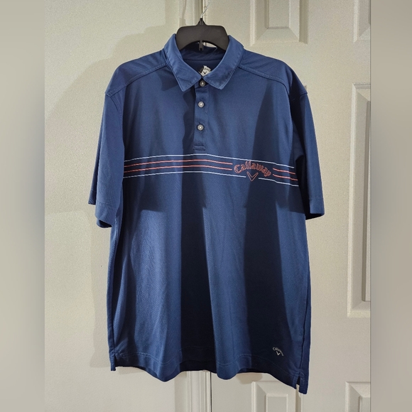 Callaway Men’s Golf Polo – Navy Blue L - Picture 1 of 2